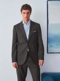 Next Marron - Veste de costume slim en laine Blend Best