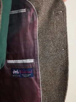 Next Marron - Veste de costume habillé Abraham Moon en 100% laine britannique Donegal Online