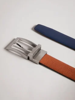 Ted Baker Marron - Veste en cuir réversible Karmer Best