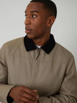 Threadbare Marron - Veste légère zippée avec matelassage Sale