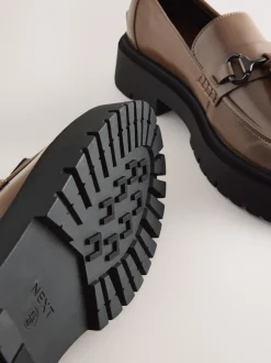 Next Marron café - Mocassins à glands à plateforme épaisse Forever Comfort Best