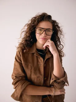 Next Marron écaille de tortue - Lunettes de soleil carrées