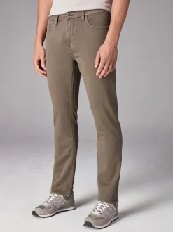 Next - Slim Fit (Slim Fit) - Jeans stretch de confort Marron champignon Discount