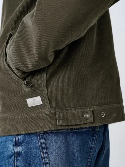 Next Marron champignon - Veste doublée en velours côtelé et en peau de mouton Online