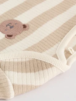 Next Marron chocolat - Bébé Manches courtes Bodysuits 5 Pack Sale