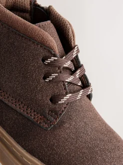 Next Marron chocolat - Bottes lacets Outlet