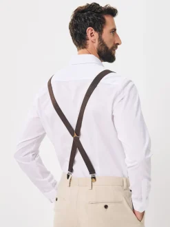 Next Marron chocolat - Bretelles fines