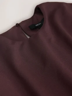 Next - Cape Robe longue Marron chocolat Sale