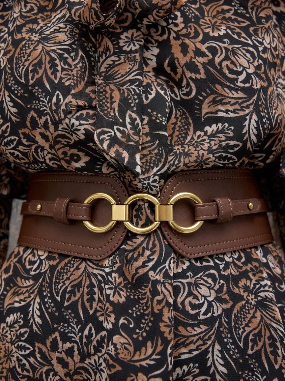 Next Marron chocolat - Ceinture corset large Sale