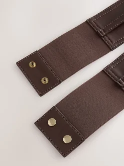 Next Marron chocolat - Ceinture corset large Sale