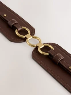 Next Marron chocolat - Ceinture corset large Sale