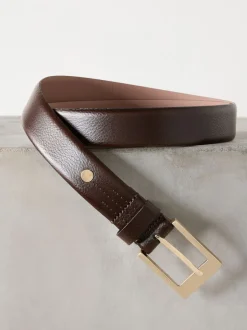 Next Marron chocolat - Ceinture N. Premium Made In Italie en Cuir New