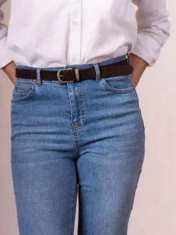 Lakeland Leather Marron chocolat - Ceintures Kelsick en Outlet