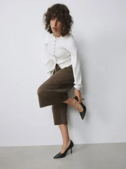 Next Marron chocolat - Chaussures à talons Forever Comfort® à bout pointu