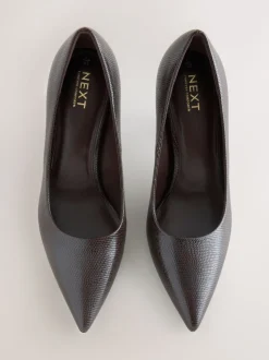 Next Marron chocolat - Chaussures à talons Forever Comfort® à bout pointu