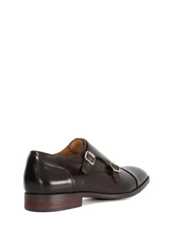 Dune London Marron chocolat - Coupe classique - Satchin Flex Sole Toecap Monk Shoes