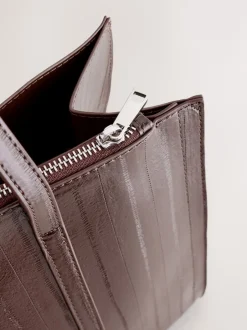 Next Marron chocolat - Fourre-tout structuré Best