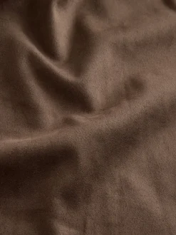 Next Marron chocolat - Jupe kilt mi-longue en faux daim Clearance