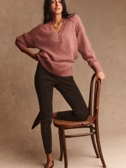 Next Marron chocolat - Leggings en velours côtelé Outlet