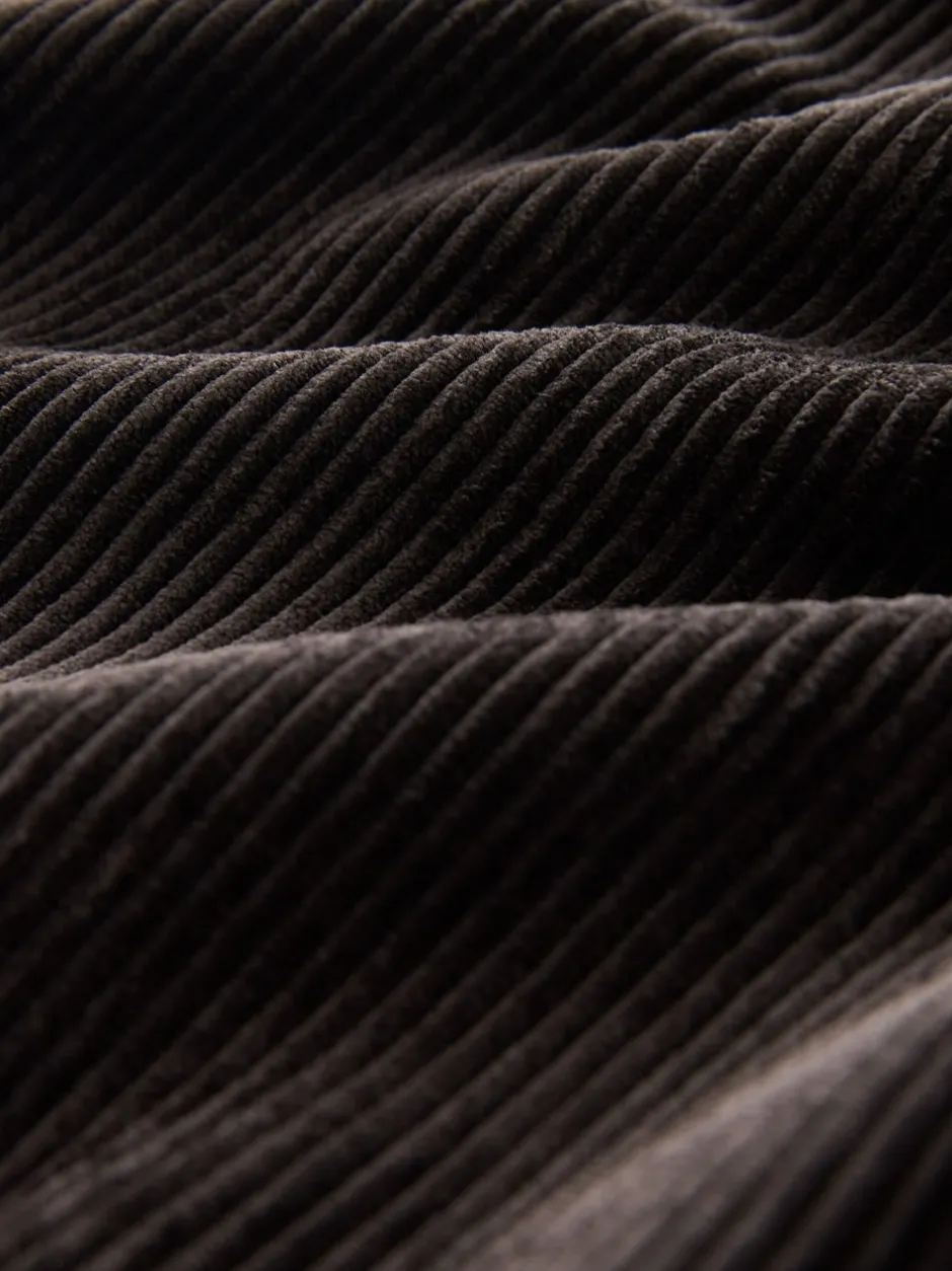 Next Marron chocolat - Pantalon large en velours côtelé Online