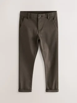 Next - Pantalon chino extensible (3-17ans) Marron chocolat Clearance