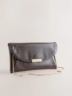 Next Marron chocolat - pochette Sale