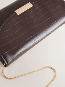 Next Marron chocolat - pochette Sale