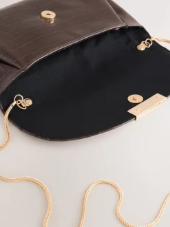 Next Marron chocolat - pochette Sale