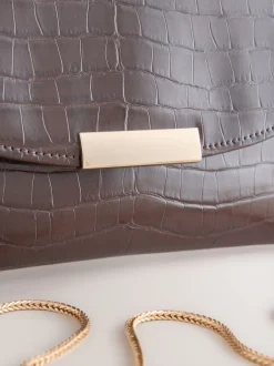 Next Marron chocolat - pochette Sale