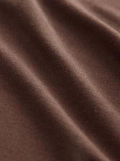 Next Marron chocolat - Short cycliste en jersey Discount