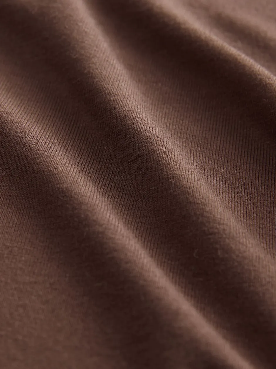 Next Marron chocolat - Short cycliste en jersey Discount