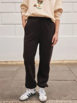 Next Marron chocolat - Survêtement Essential en jersey à poignets Sale