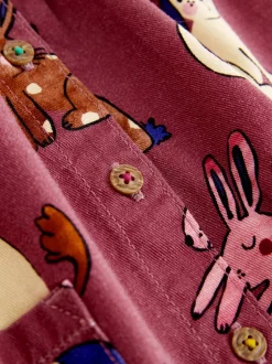 Next Marron chocolat Character - Robe en coton à manches longues (3mois8ans) Hot