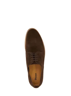 Dune London Marron chromé - Coupe large - Stanleyy Chaussures Gibson en cuir souple Outlet
