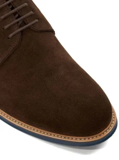 Dune London Marron chromé - Coupe large - Stanleyy Chaussures Gibson en cuir souple Outlet