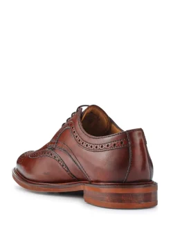 Jones Bootmaker Marron clair - Longwood Suede Derby Brogue Outlet