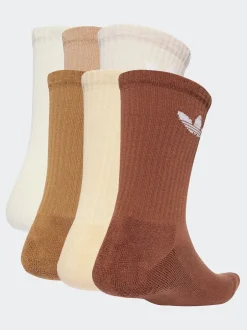adidas - Lot de chaussettes originals Trefoil Col Rond Chaussettes 6 Marron clair Sale