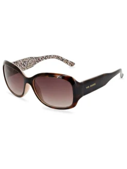 Ted Baker Marron clair - Lunettes de soleil Charlotte écaille de tortue
