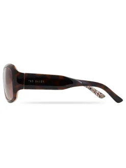Ted Baker Marron clair - Lunettes de soleil Charlotte écaille de tortue