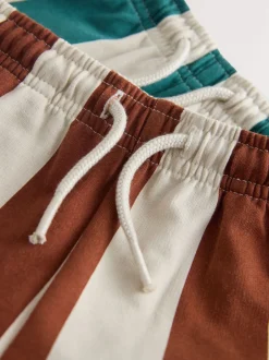 Next Marron et Bleu canard - Ensemble Sweat-shirt et Shorts à Col rond 2 (3mois -7ans) Hot