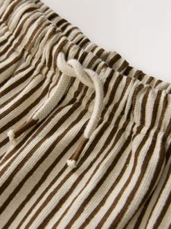 Next Marron et écru rayé - Jogging léger (3mois-7ans) Outlet