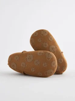 Next Marron fauve - Bottes bébé doublées chaudes (0-2 mois) Clearance