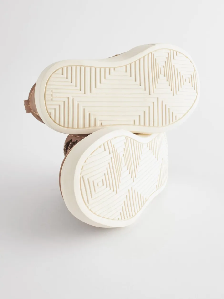 Next Marron fauve - Bottes Chukka doublées chaudes Outlet