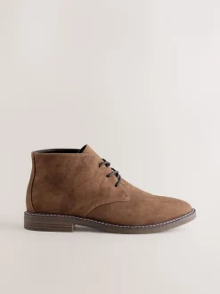 Next Marron fauve - Bottes Chukka