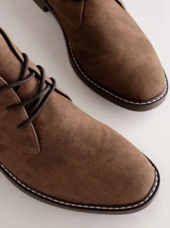 Next Marron fauve - Bottes Chukka