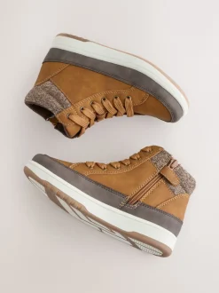 Next Marron fauve - Bottes hautes à doublure chaude Online