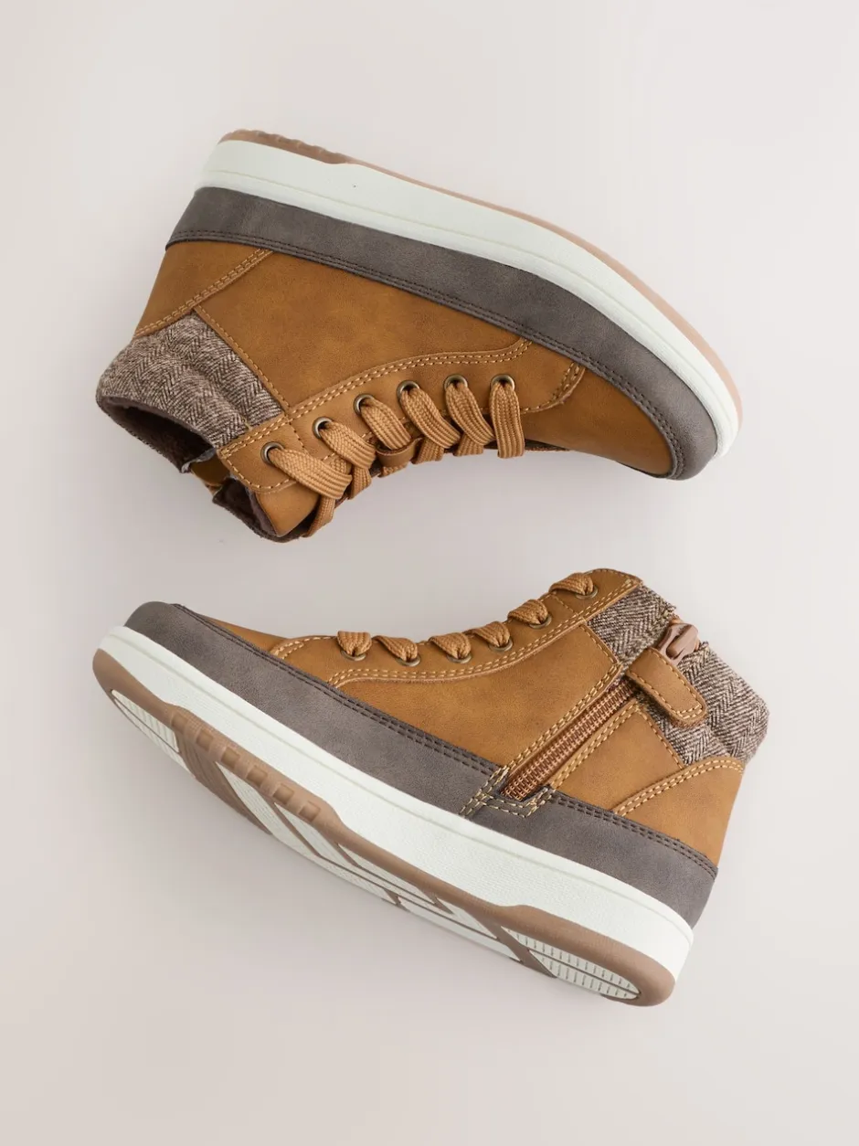 Next Marron fauve - Bottes hautes à doublure chaude Online