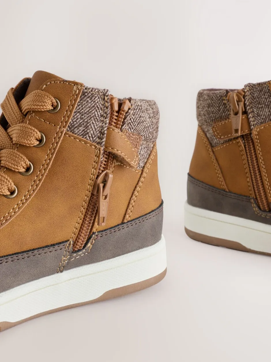 Next Marron fauve - Bottes hautes à doublure chaude Online