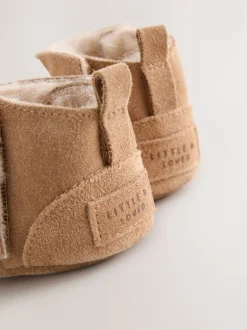 Next Marron fauve - Bottes Pull-On Bébé en daim (0-24mths) Outlet