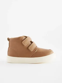 Next Marron fauve - Bottines avec fermeture scratch et doublure chaude Best